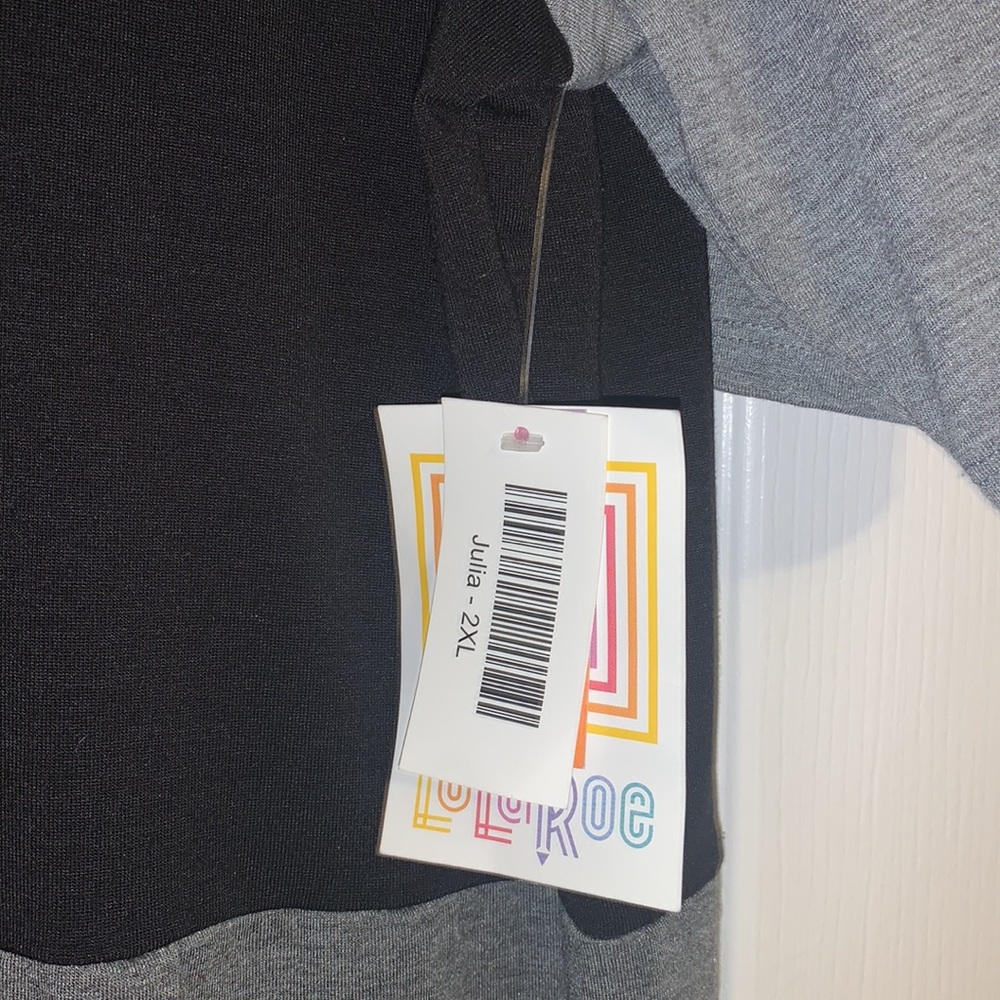 LuLaRoe Julia Dress Size 2XL NWT - Picture 3 of 5